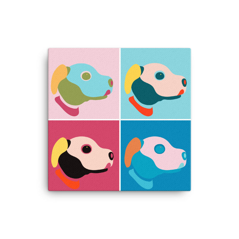 ERS-1000 4 Pane "Lithograph" Canvas Print - 12" x 12"